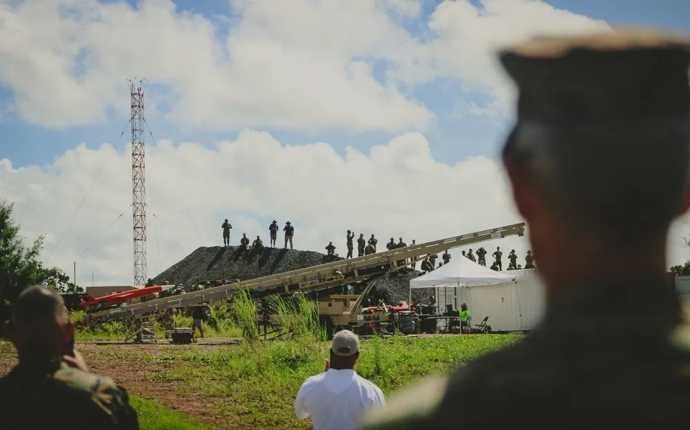 U.S. Army Patriot missile launches during a Pacific exercise