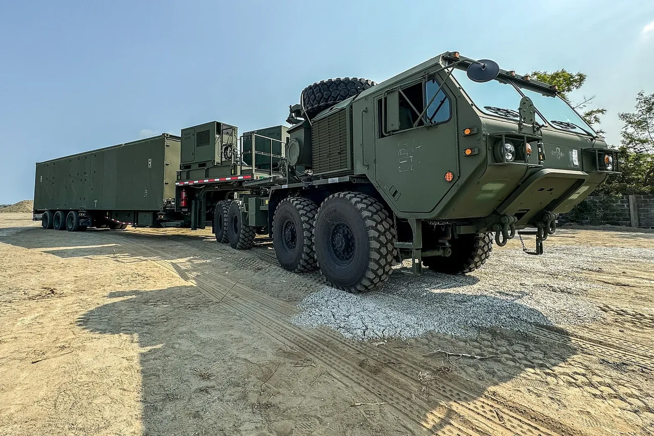U.S. Army Typhon missile launcher during Salaknib exercise in the Philippines