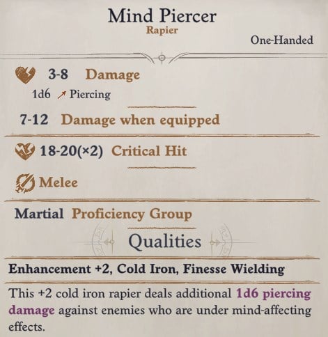 Camellia Mind Piercer Pathfinder WotR