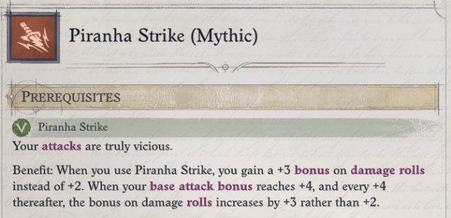 Camellia Piranha Strike (Mythic) Pathfinder WotR