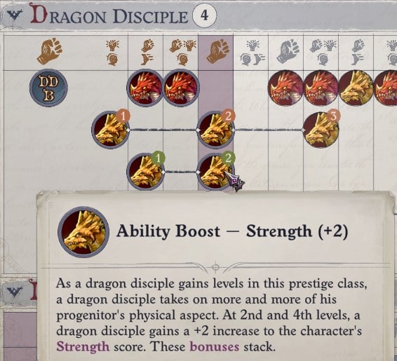 Dragon Disciple Prestige Class Wenduag Companion Build Pathfinder WotR