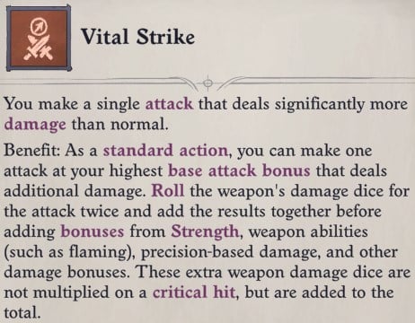 Vital Strike Feat Delamere Pathfinder Wrath of the Righteous Build
