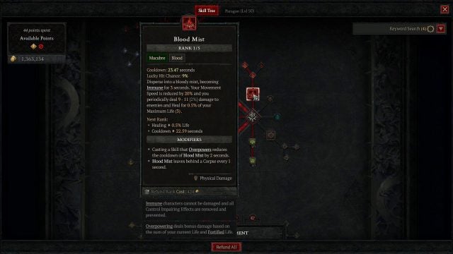 Diablo 4 Corpse Explosion Build (Updated) - Blood Mist Skill