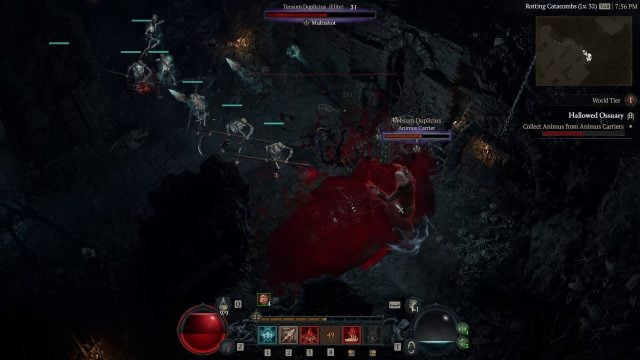 Blood Wave Ultimate Skill Against an Elite